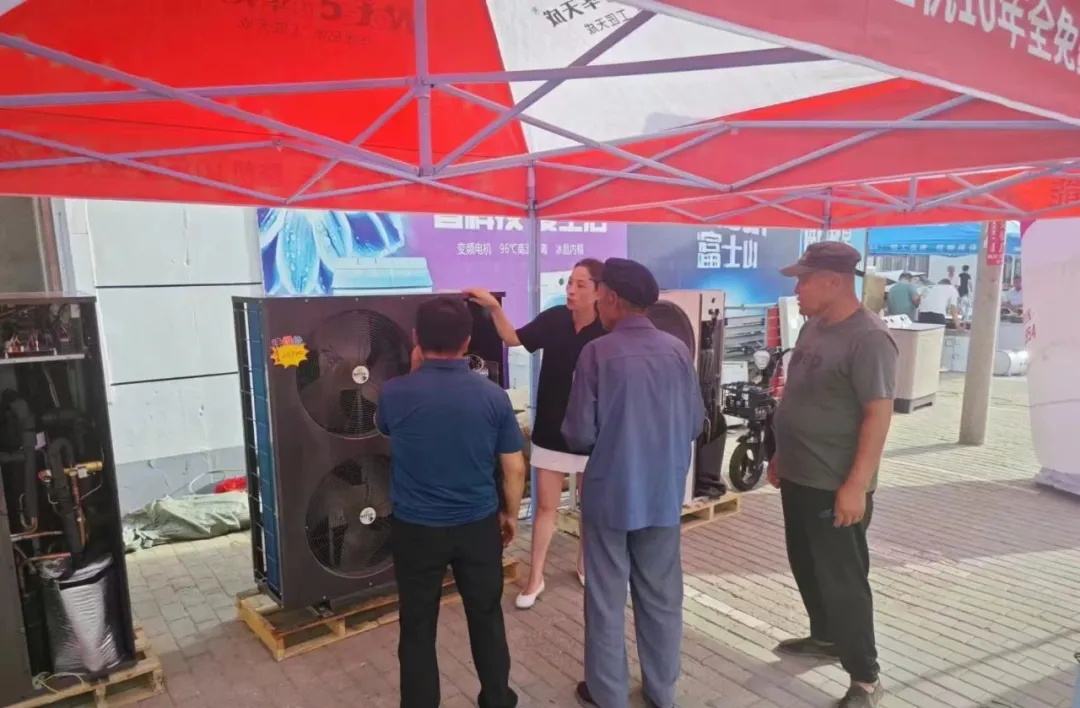 华天成空气能通辽香山镇新店盛大开业，以“可靠耐用”品质温暖寒冬！